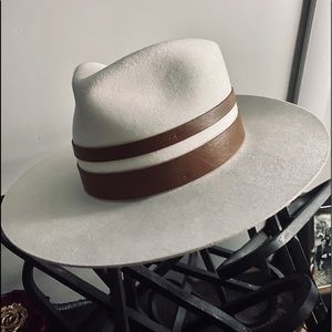 [nwt] JANESSA LEONE 🎩 FRANKIE Wool Fedora Hat